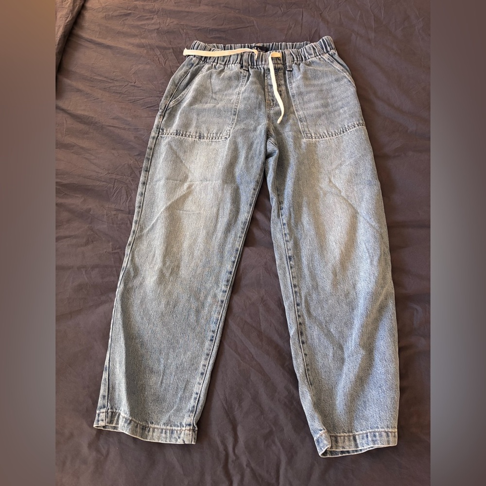 GAP Light Blue Supersoft Denim Joggers